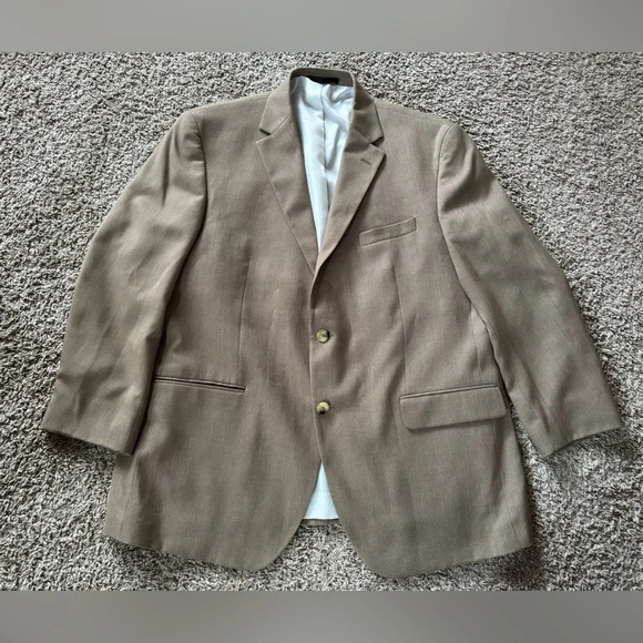 Geoffrey Beene Blazer Sports Coat Men Size 46R EUC - Picture 1 of 6